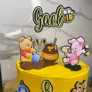 Winnie the Pooh Cake Topper | Winnie & Friends | Oh Boy Winnie the Pooh | Winnie Centerpiece | Winnie the Pooh Baby Shower