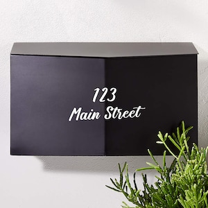 Custom Mailbox Decal: Street Address Vinyl Decals