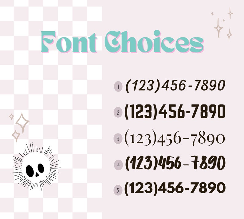 Personalized Business Phone Number Vinyl Decal: Custom Window Door ...