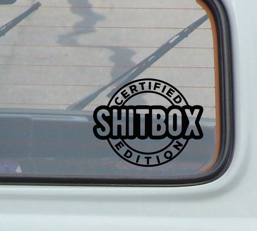 "Super Slow Shitbox" Funny Vinyl Decal Sticker - For Car, Laptop, Window (Multiple Sizes) 8 thumbnail image