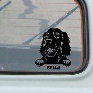 Custom Irish Setter Dog Decal: Personalized Vinyl Sticker
