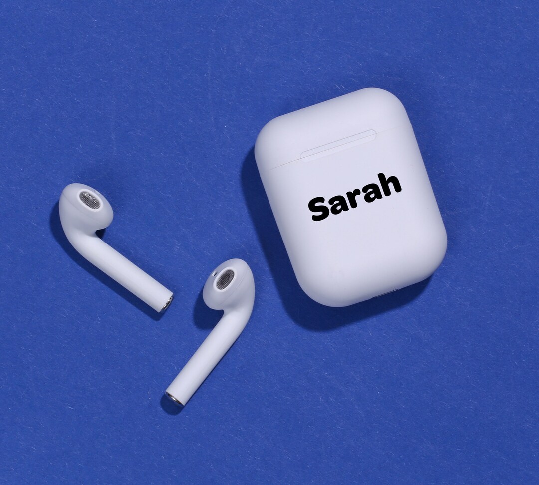 Custom Name AirPod Case Vinyl Decal, AirPod Pro, AirPod Classic