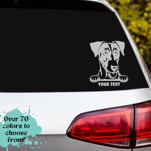 Custom Fox Terrier Dog Decal: Personalized Car Accessory