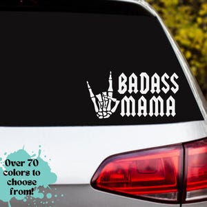 Badass Mama Vinyl Decal: Car, Laptop, Water Bottle Sticker