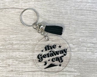 Getaway Car Keychain: Trendy Car & House Key Accessory