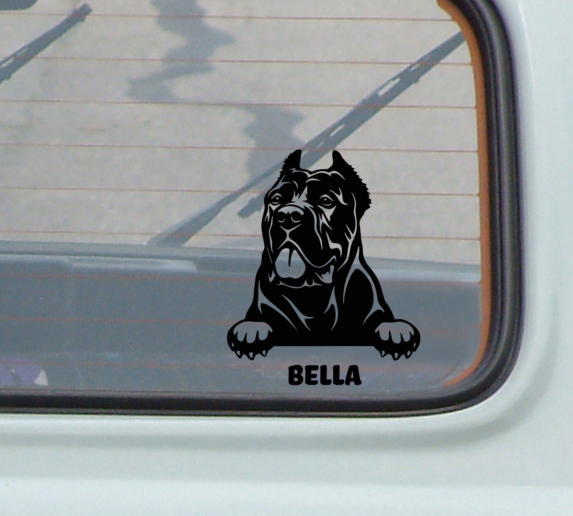 Cane Corso On Board Car Window Sticker Beware Of The Dog