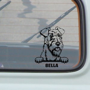 Custom Irish Terrier Dog Decal: Car, Laptop, Hydroflask Sticker