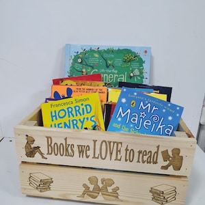 Bücherkisten aus Holz