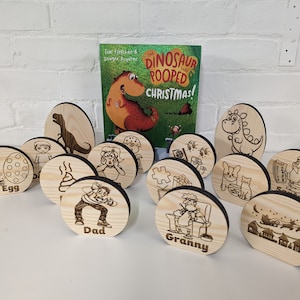 The Dinosaur That Pooped Christmas Inspired Story Sack