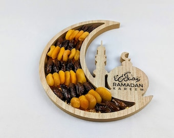 Ramadan Crescent Moon Serving Tray
