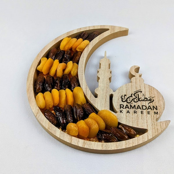 Ramadan Crescent Moon Serving Tray