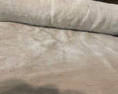 Hemp and Organic cotton fabric - Heavyweight fabric Handwoven Nepal - Rustic off White textile for making curtains, bags, rugs and clothing