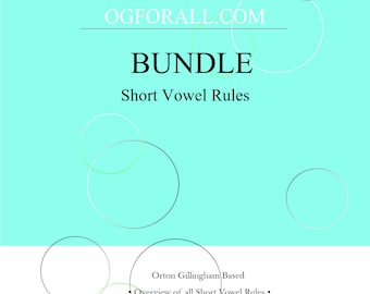 Short Vowel Worksheets Bundle | Phonics Activities for Beginning Readers | Dyslexia Friendly