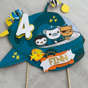 Octonauts cake topper