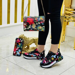 Sneakers With Matching Bag for Women 