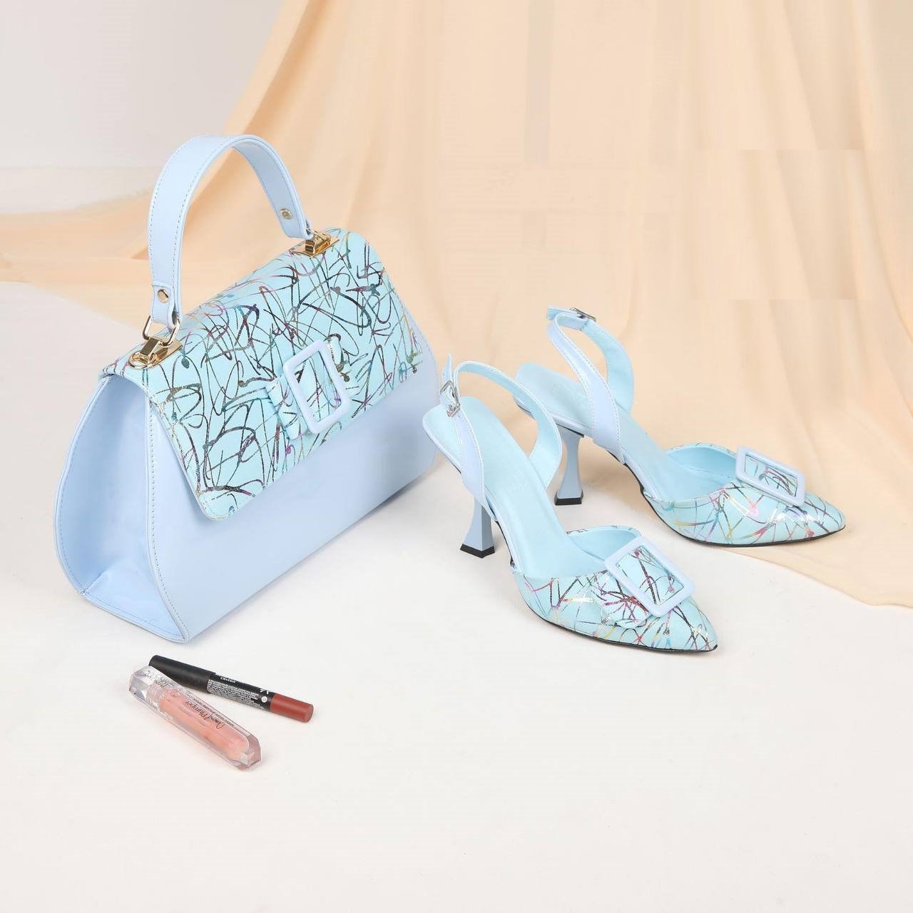 louis vuitton matching shoes and bag set