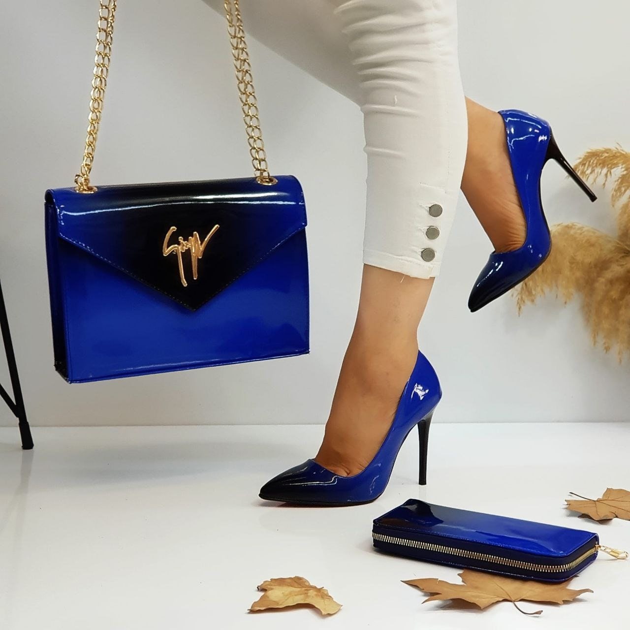  Ladies GlamorTM - Women Matching Shoe and Bag Set