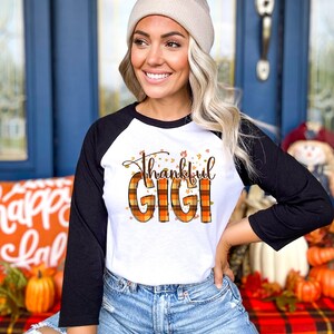 Fall Gigi Png, Gigi Fall png, Thankful png, Doodle Letters, Thankful Gigi, Pumpkin Season, Fall Plaid, Fall Sublimation, Thanksgiving png