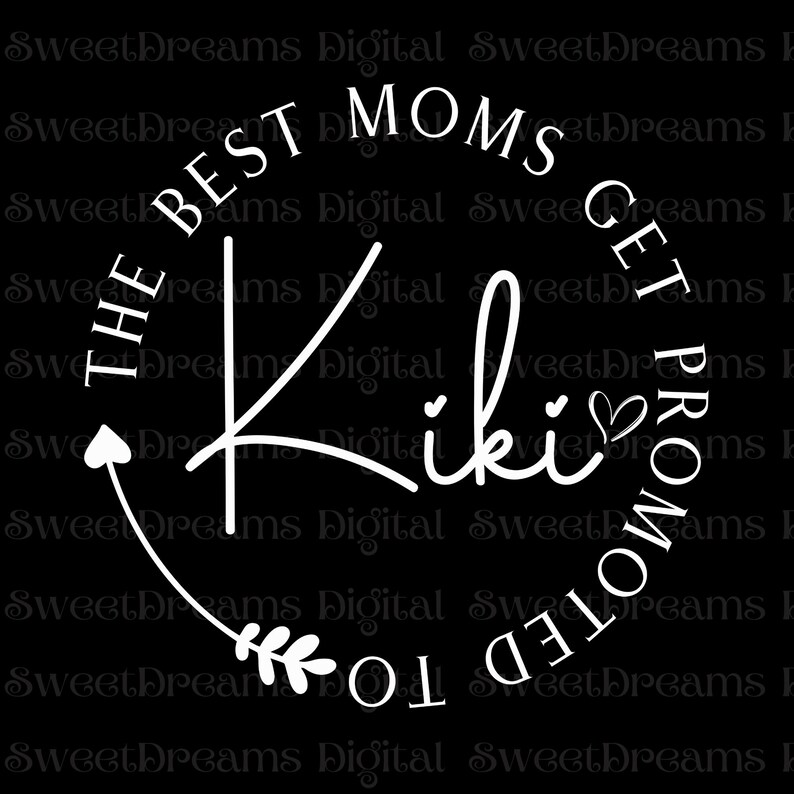 Promoted to Kiki Png, Kiki Instant Download, Pregnancy Reveal SVG, New ...