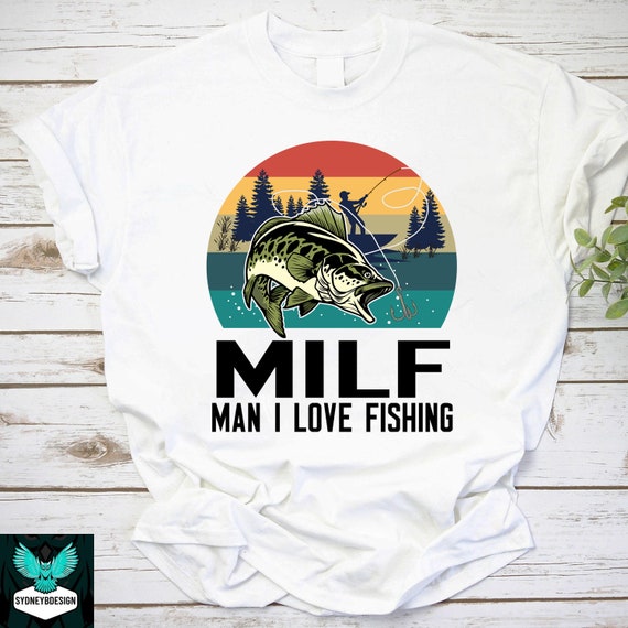 MILF Man I Love Fishing Vintage T-shirt, MILF Shirt, MILF Meme Shirt, Funny  Meme Shirt, Fishing Shirt, Fishing Lovers Shirt, Picnic Shirt 