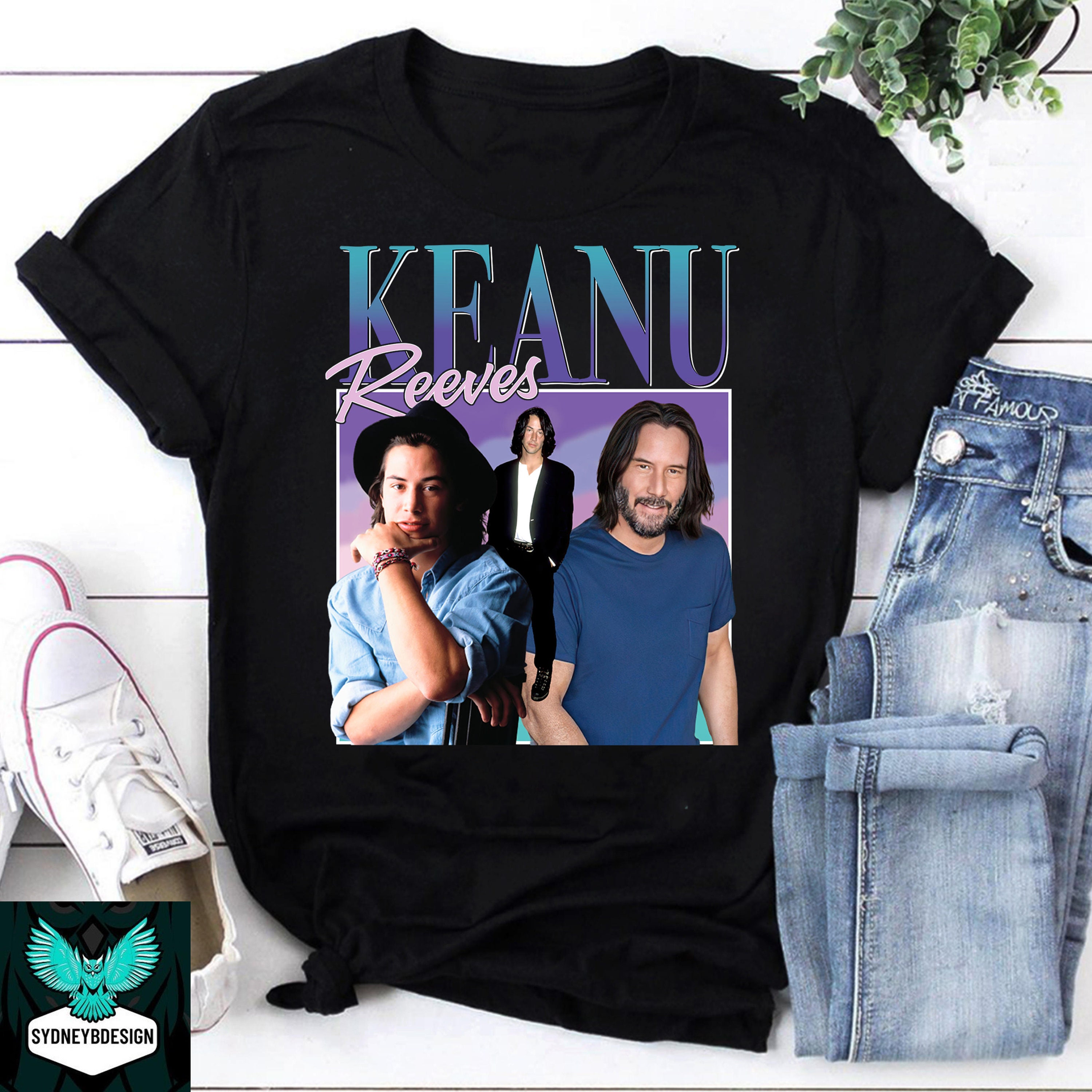 Vintage Homepage Keanu Reeves Vintage T shirt Keanu Reeves Shirt