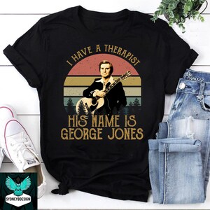 George Jones T Shirt Etsy