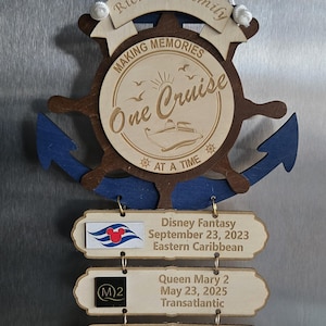Custom Cruise Door decorations, personalized Cruise sign, Carnival, Cruise history , Carnival Cruise, Cruise door magnet,  Cruise history