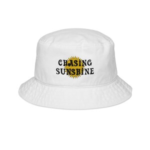 Embroidered Bucket Hat - Chasing Sunshine