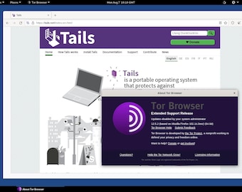 Tails Anonymous Linux 64GB USBSTICK