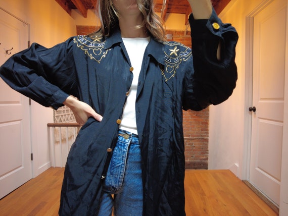 Black "Clock" Themed Button Up featuring Watch Fa… - image 6