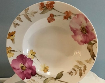Set of 4 of Each Soup Bowls and Dinner Plates Botanical 222 Fifth