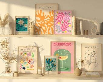 Matisse Gallery Wall Set, Modern Art Prints (Digital Download)