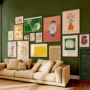 Gallery wall bundle Exhibition poster set Preppy room decor Matisse Print set Maximalist decoration Colorful wall prints set Aesthetic art