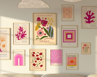 Matisse Print Set, Trendy Gallery Wall Art (Digital Download)
