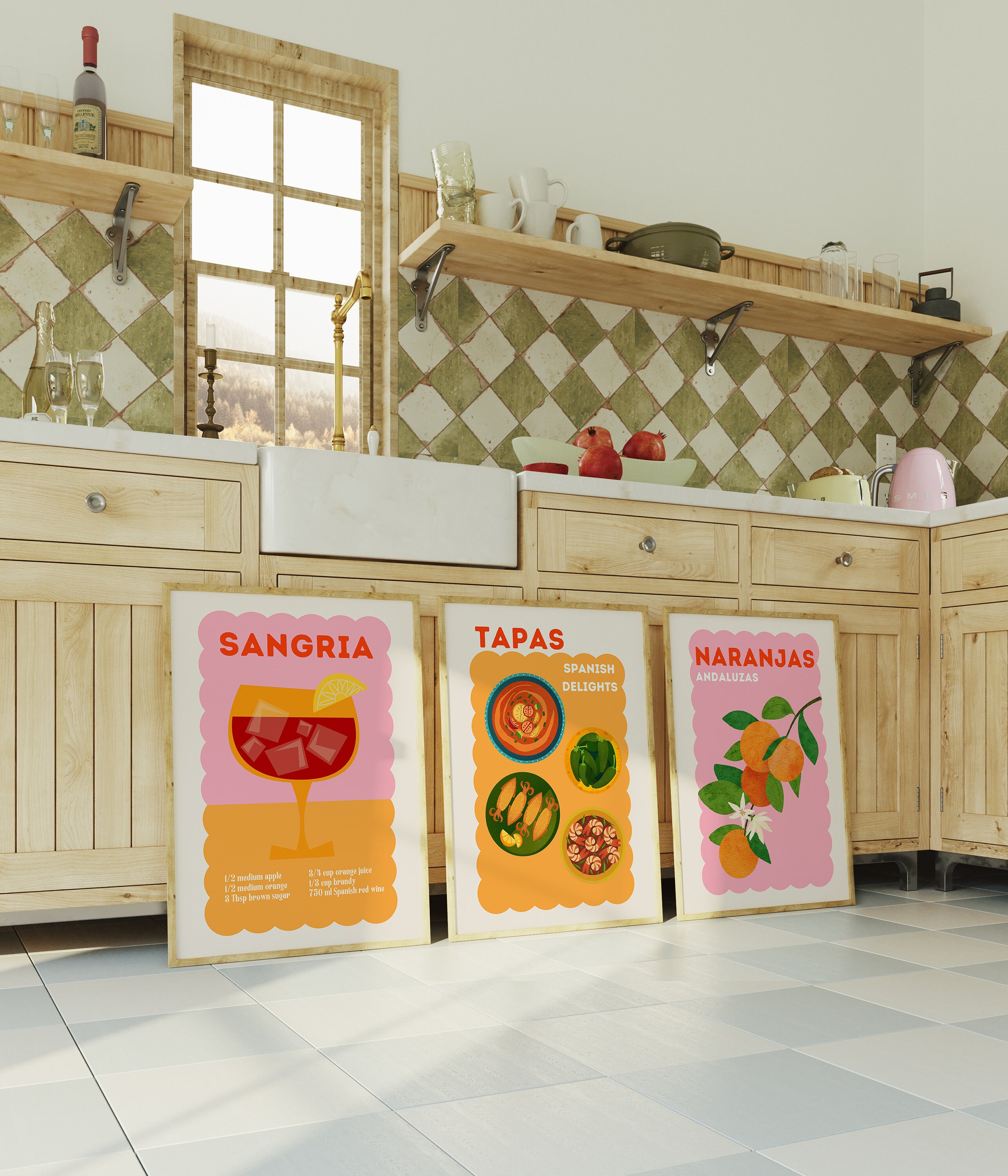 100+ kitchen art prints bundle, food & drink wall... 100 Kitchen Prints: Retro Food & Cocktail Art (digital Download) - Etsy