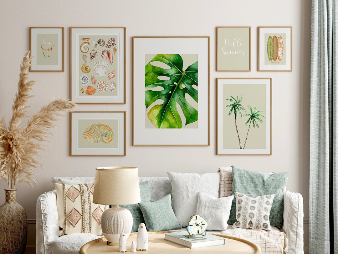 Coastal Gallery Wall Art Set: Beach House Decor (digital Download) - Etsy