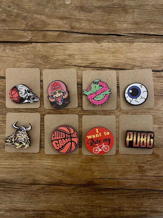 Cool Brooches Wooden Pins Wooden Gift Wooden Jewellery Wooden