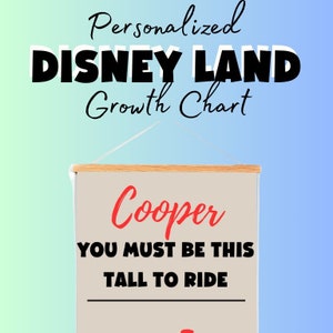 El rastreador de gráficos de altura personalizado de Disney Land debe ser así de alto para poder montarlo