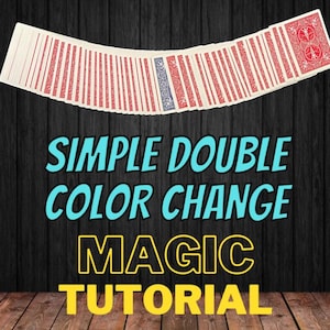 Tutorial de truco de cartas mágicas: cambio de color doble simple Descarga digital