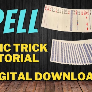 Magic Card Trick Tutorial - Zauber - Digital Download