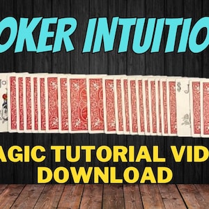Magic Card Trick Tutorial - Joker Intuition - Digital Download