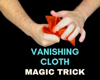 Vanishing Cloth - Thumbtip and Cloth - Magic Trick - Video Instructions Included