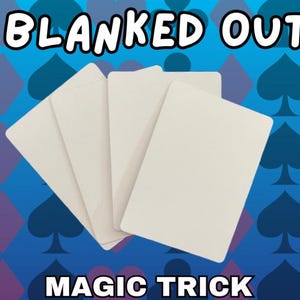 Blanked Out – Magic Card Trick – Carte Bicycle – Istruzioni video incluse