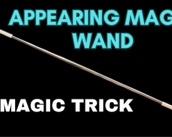 Appearing Magic Wand - Magic Trick - Video Instructions Included