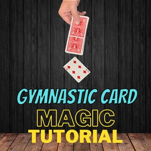 Magic Card Trick Tutorial - Gymnastiekkaart Digitale Download