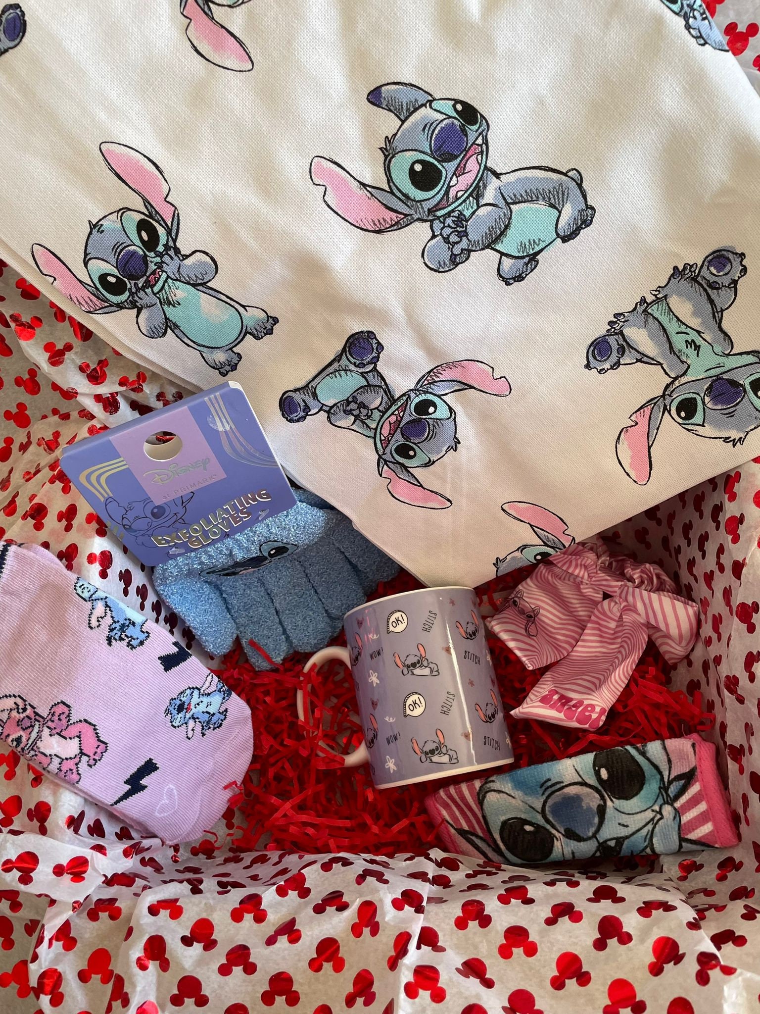 Disney Stitch/angel /for Her/ Personalised Pamper / Stationary / Treat /  Letterbox Gift Set / Birthday /christmas / Personalised Keyring 