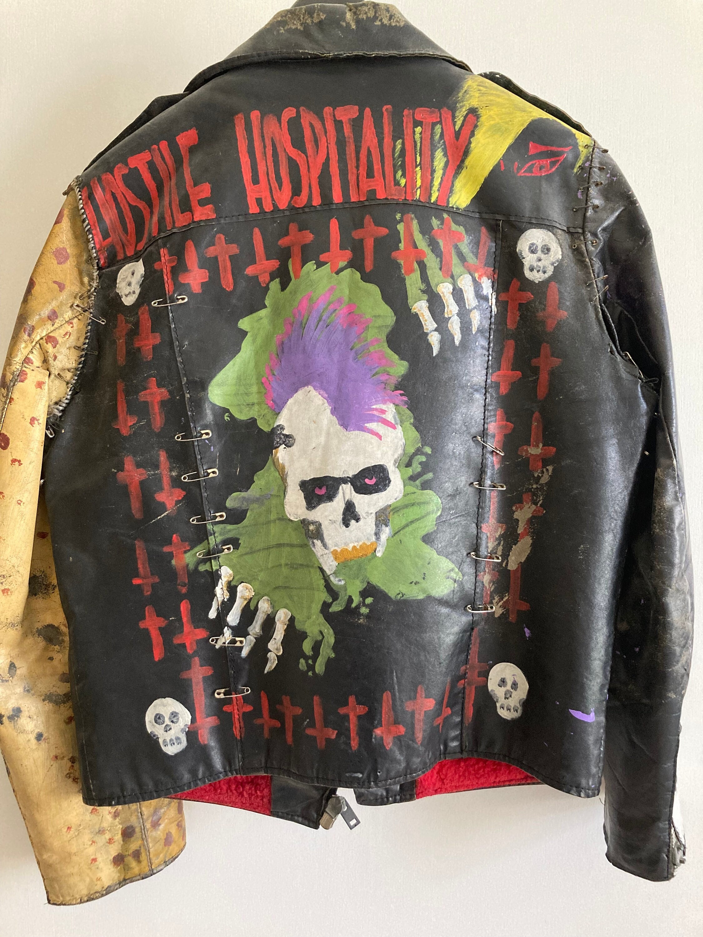 Painted Punk Jacket - Etsy