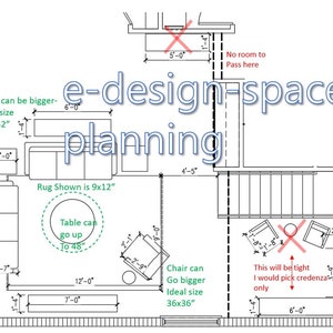 Custom Furniture Layout Space Planning Floor Plans 1 Room/area - Etsy