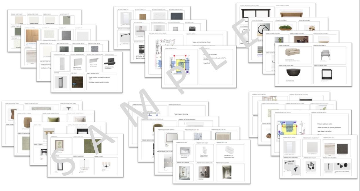 Virtual Interior Design Whole House Bespoke Interior Design Service up ...