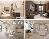 Interior Design Home Office e-design virtual design package